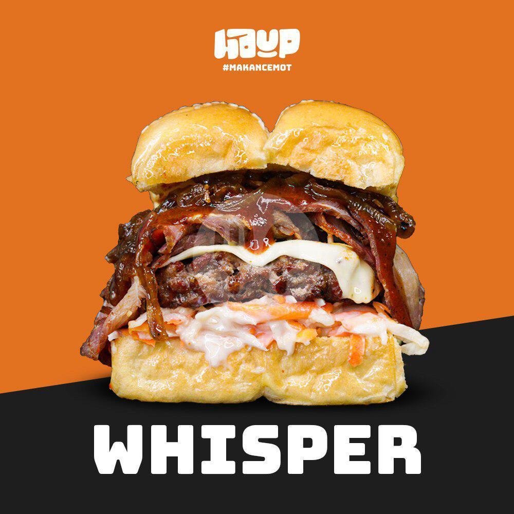 Slaveer menu Haup Burger, Dieng