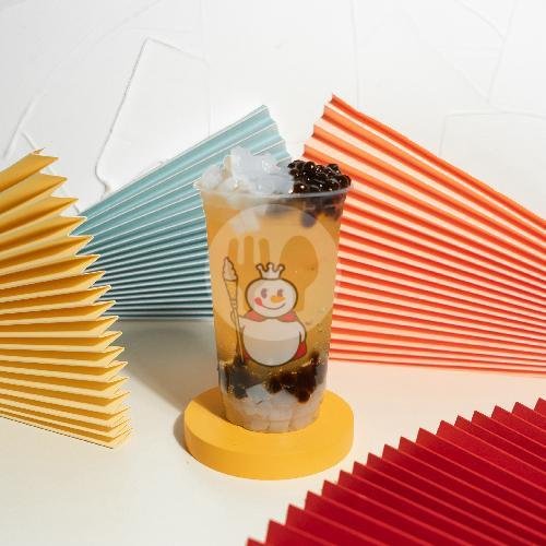 Super-Triple Milk Tea menu Mixue, Cemani