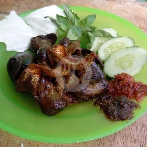 Nasi Usus Bumbu Bebek menu Nasi Bebek Warung Barokah, Alon-Alon Contong