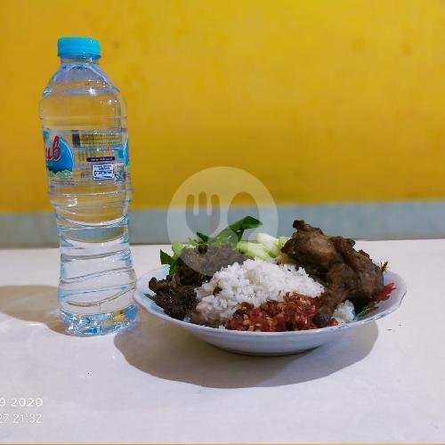 Nasi Putih menu Nasi Bebek Hitam Pak Sayeki, Jolotundo