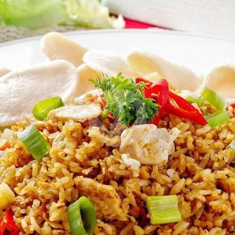 Nasi Goreng Ikan Asi menu Nasi Goreng Kambing Ortega, Kramat Sentiong