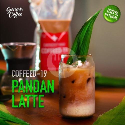 Es Kopi Susu Pisang menu Genesis Coffee, Lembang