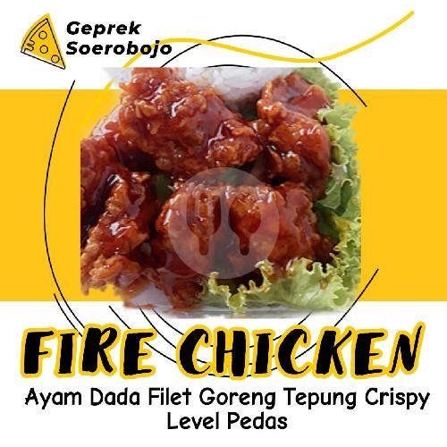 Nasi Ayam Crispy BBQ menu Ayam Geprek Soerobojo, Graha Surya Nata