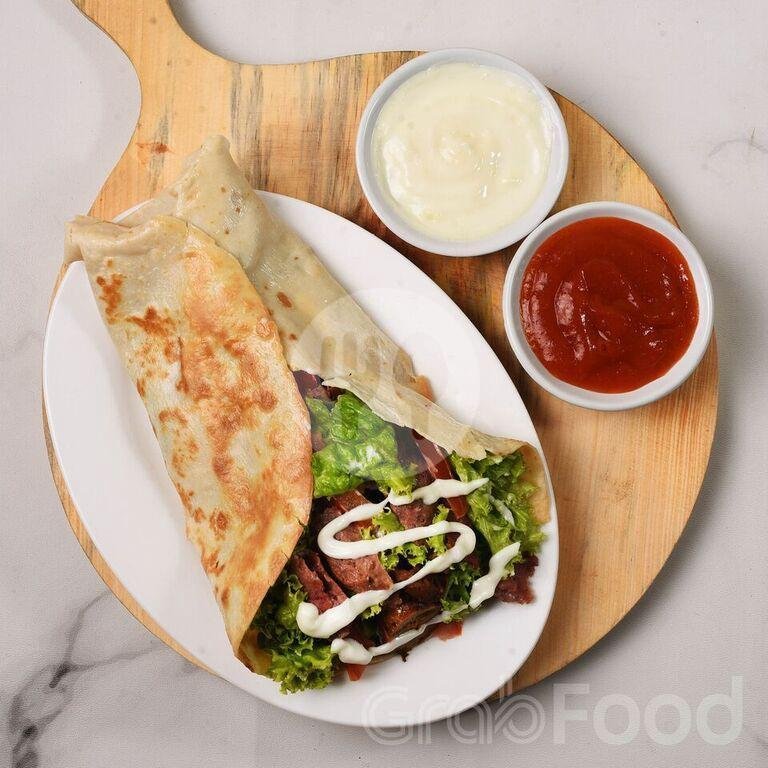 Burger Sapi Keju menu Nasi Goreng Kebab Pademangan, Swadaya