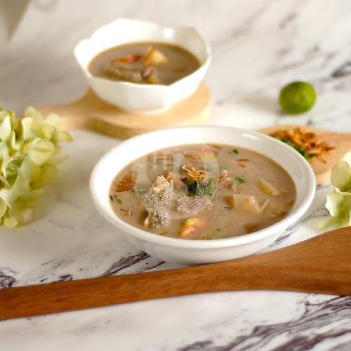 Paket Triple Soto Betawi menu Sop Kaki Sapi, Daging & Babat Khas Betawi Bang Udin