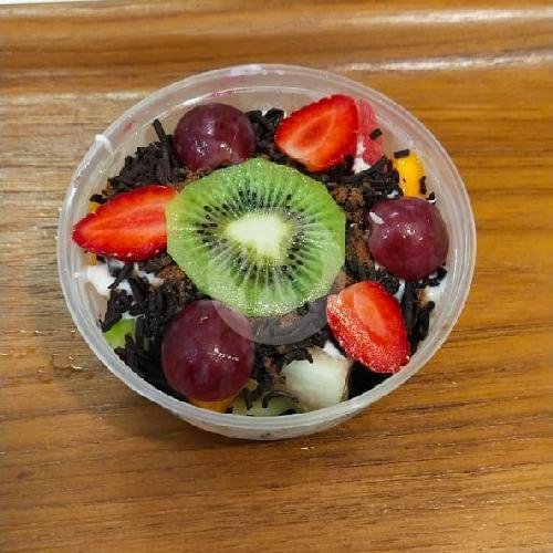 Salad Buah Chocolate 400ml menu Jus Baraka Chocolate Dan Salad Buah, Laweyan