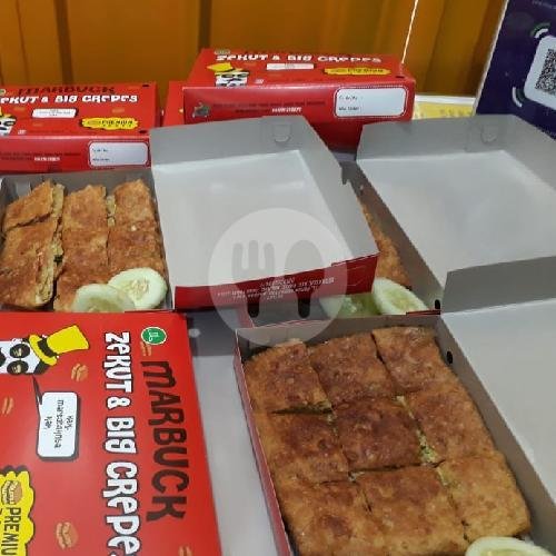 PANDAN (SEPARUH Meses  SEPARUH KEJU) menu Martabak Zekut & Big Crepes Premium, Pakis