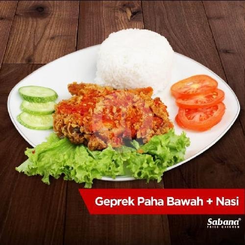 Sayap Geprek menu Sabana Fried Chicken Kebon Baru Tebet, Tebet