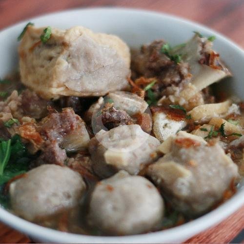 Balungan menu Bakso Balungan Pojok Mirota, Nogotirto