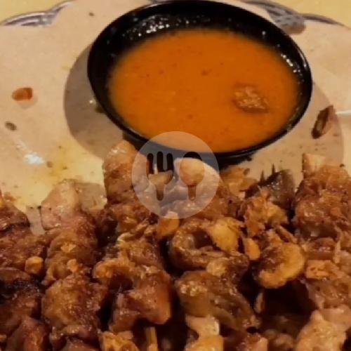 Kerupuk jengkol menu Sate Taichan Mabes, Petamburan 2