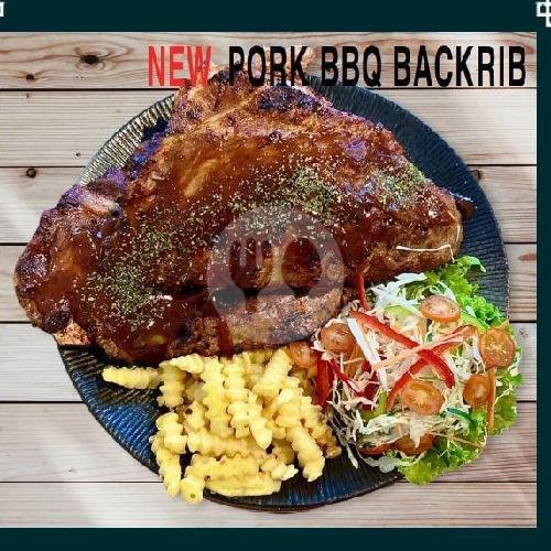 Pork BBQ Backrib Whole ( Size 4-5 Orang ) menu Seoul Brothers Korean Resto