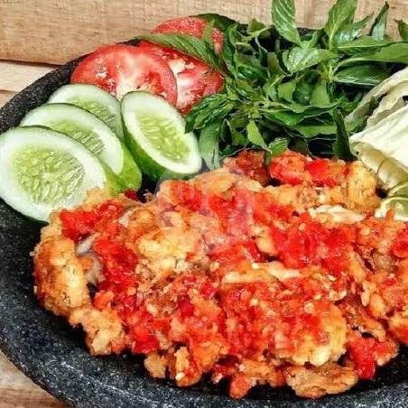AYAM GEPREK+TELOR (Tanpa Nasi) menu Ayam Geprek & Nasi Babat PUTRA REOG