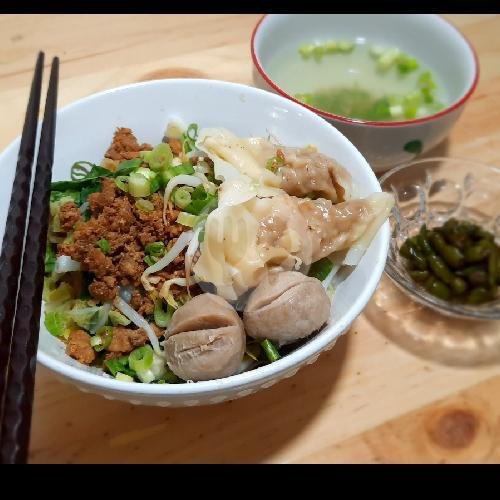 Mie Ayam Pangsit Bakso Ikan menu Mie Ayam Bangka Asan Tebet, Tebet Barat