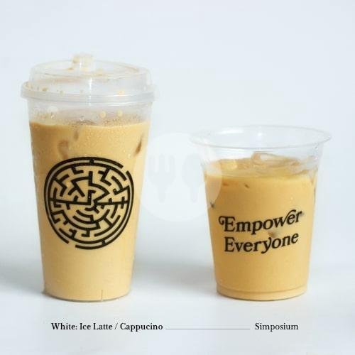 Hot Latte menu Simposium Coffee, Mayangan