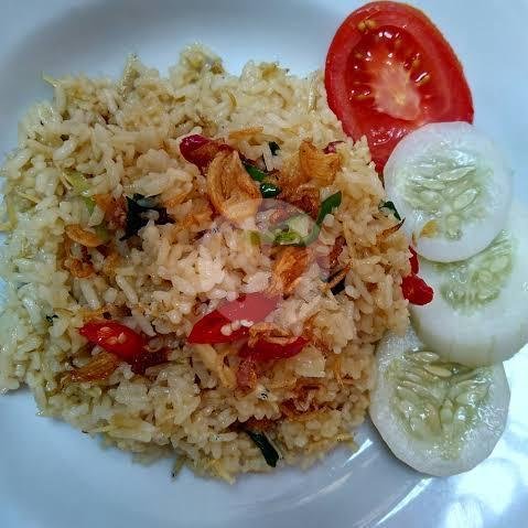 Nasi Goreng Teri Medan Ayam menu Nasi Goreng Sumawe, Binus Center
