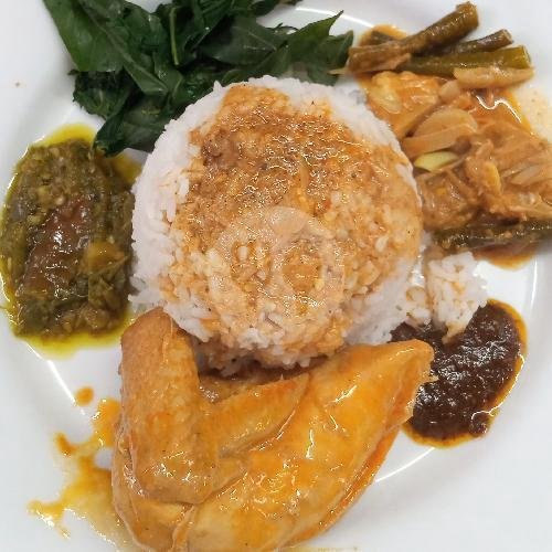Nasi + Tongkol Balado Merah menu Nasi Padang Wa Uda, Surya Sumantri