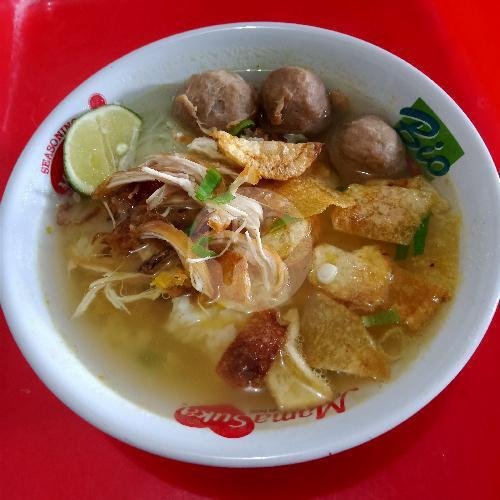 Soto Daging Sapi + Nasi menu Mie Ayam Bakso Soto Solo Baru, Grogol