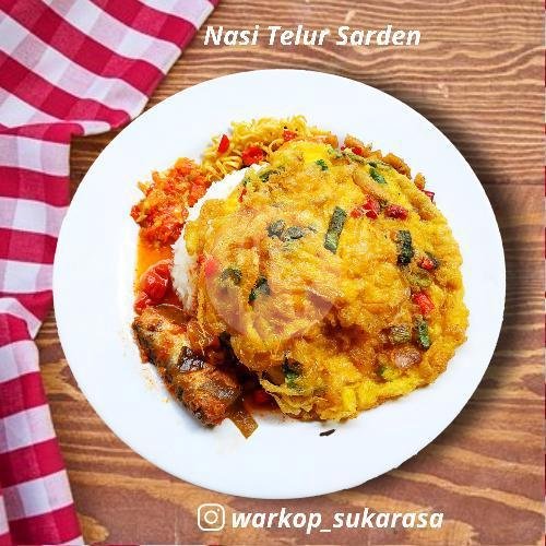 Nasi Orak Arik menu Warkop Nasi Suka Rasa, Dipatiukur