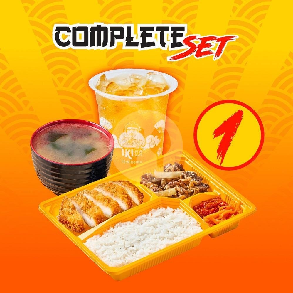 Complete Set 2 menu IKI Bento, Condet