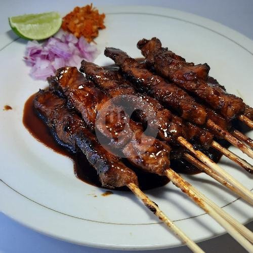 Sate Babi (5 Tusuk) Pakai Lemak menu Sate Babi 99, Klojen