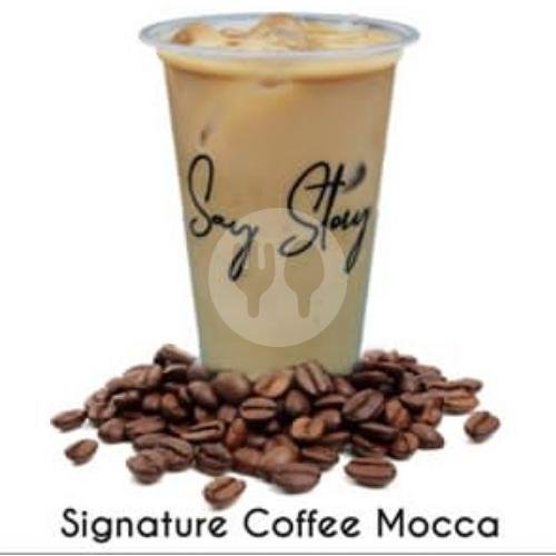 Iced Signature Special Greentea menu Say Story, Merkuri