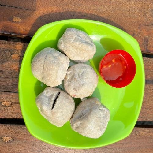 Cimol Keju menu Es Teller Juragan, Ciamis