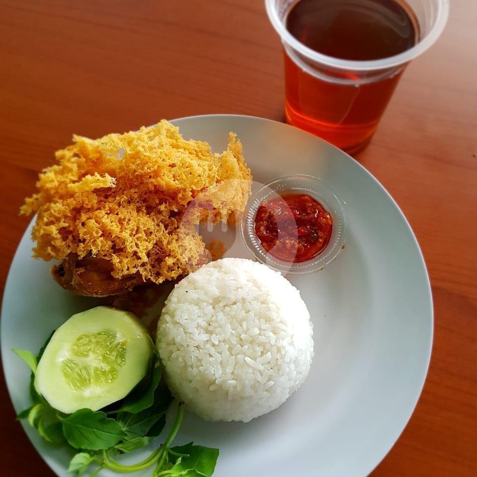 Nasi + Ayam Bakar Kampung + Teh Spesial Gofood menu Warung Lesehan Yogyakarta, Lembah Dieng
