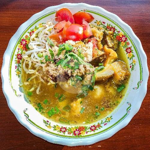 Soto Jeroan Ayam menu Soto Jowo Cak Sim, Pakisaji