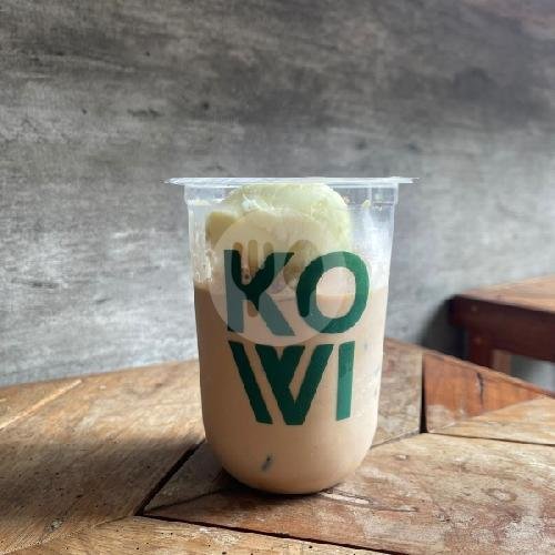 kopi susu ber 2  (gula putih) menu Kopi Kowi, Pondok Mas Barat