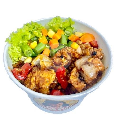 Ricebowl Sosis Spesial menu Putu Resto Rice Bowl, Purbayan