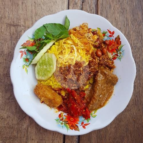 Nasi Kuning + Telor + Daging menu Nasi Kuning Pekalangan 1981, Pekalipan
