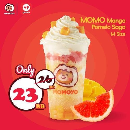 MOMO Mango Pomelo Sago menu Momoyo Ice Cream Ciremai Raya, Cirebon