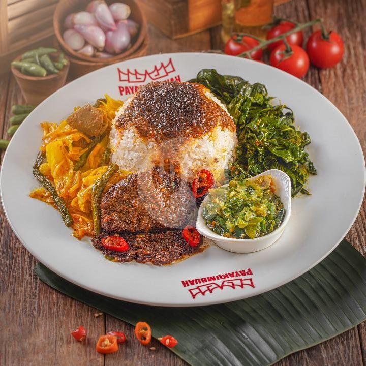 Nasi Rendang menu RM. Payakumbuah, Surabaya Gubeng