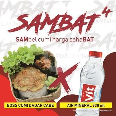 Boss Cumi Darbe (Dadar Cabe) MAD menu Boss Cumi (Nasi Sambel Cumi Pedas), Tamantirto