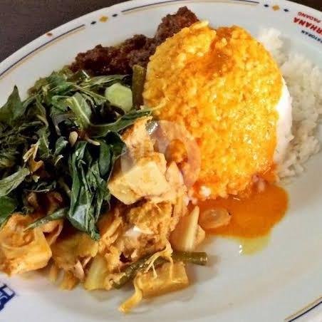 Nasi Sayur menu Sate Padang Dan Lontong Sayur Padang Uni Ratna, Kartasura