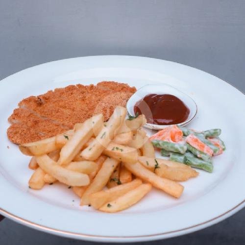 Chicken Katsu Rice With Mushroom Sauce menu LKG Kitchen, Ikan Mujair