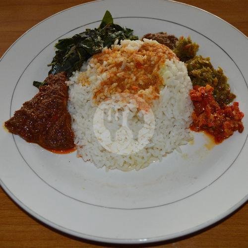 Nasi Padang Gulai Ikan Laut menu Masakan Padang Minang Sejati, Darmokali