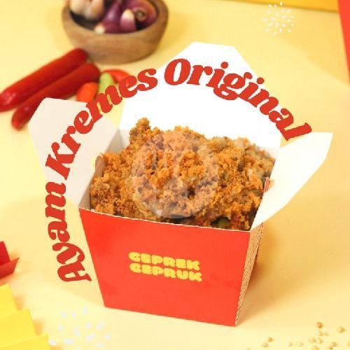 Paru Sambal Bawang menu Geprek Gepruk, Pesanggrahan