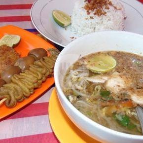 Soto Ayam Nasi Campur.Free Es Tah Manis/Teh Manis Hangat menu Nasi Soto Ayam Semarang Tanjung Duren Utara