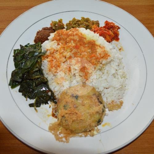 Nasi Padang Telur Dadar menu Masakan Padang Minang Sejati, Darmokali