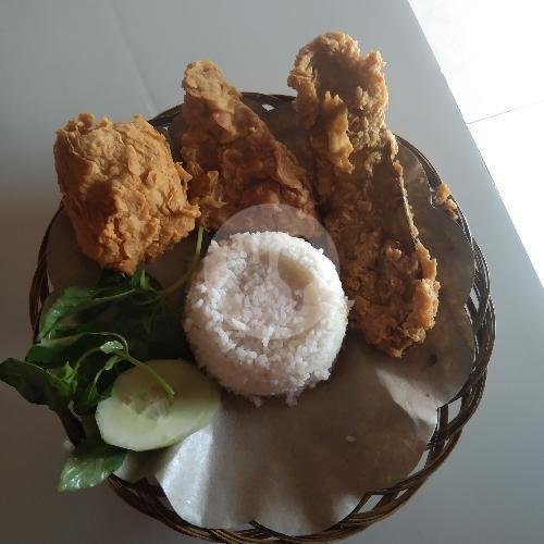 Paket Hemat Cabe Sepuasnya Tahu + Tempe + Terong Geprek + Nasi + Es Teh menu Ayam Geprek Omah Abang Mojosongo