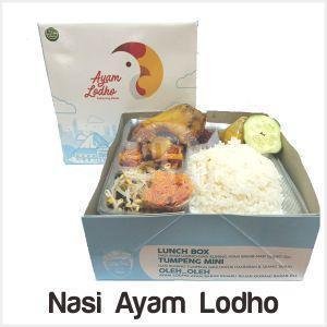 Nasi Urap Ayam Bakar menu Ayam Lodho, Kaliurang