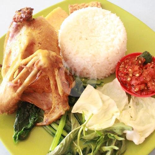 Nasi tempong Ayam Kampung(Asli) Bakar menu Nasi Tempong Condong Raos Lidahwetan, Lakarsantri