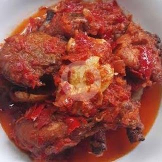 Nasi Ayam GULE menu Padang Rajo Minang - Batu