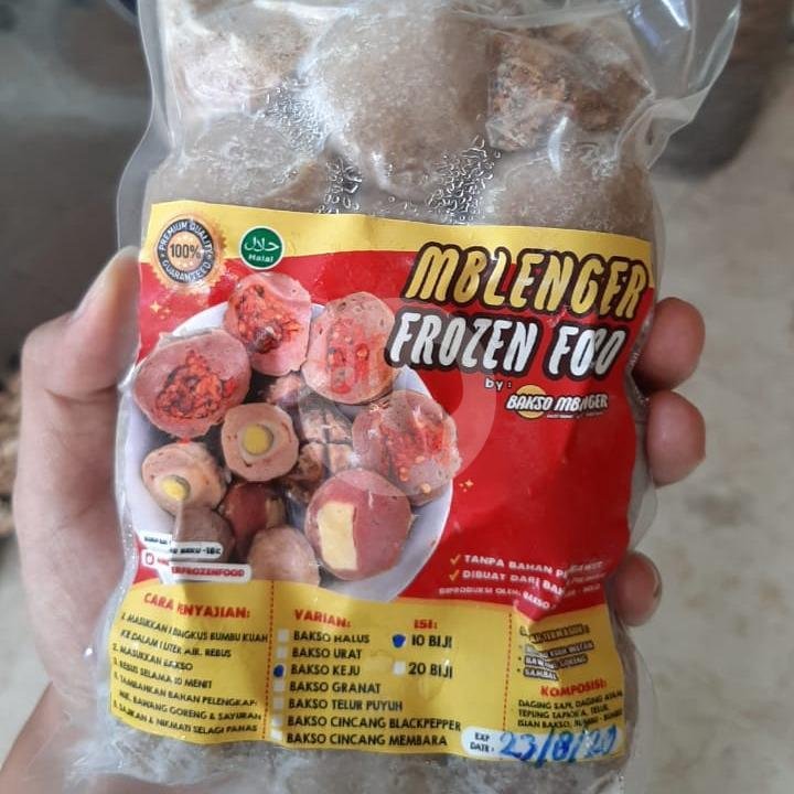 Bakso Frozen Granat Isi 10 menu Bakso Mblenger, Banyuagung