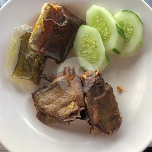 Nasi Ayam Goreng Sambal Bebek menu Nasi Bebek Mandiri, Pulo Gadung