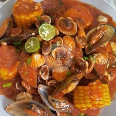 Mix Kerang menu Aa Kerang Seafood, Sariwangi 134