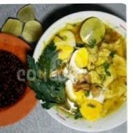 Nasi Soto Ayam Kampung menu Soto Ayam Madura Mas yahya, Cetarip Kulon 3