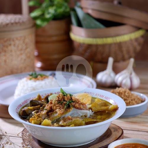 Soto Ayam Jerohan menu Soto Ayam Ambengan Pak Sadi Asli, HR Muhamad