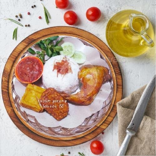 Paket Ayam Goreng Biasa (dada) menu Ayam Goreng Bontot 88, Kelapa Gading Barat